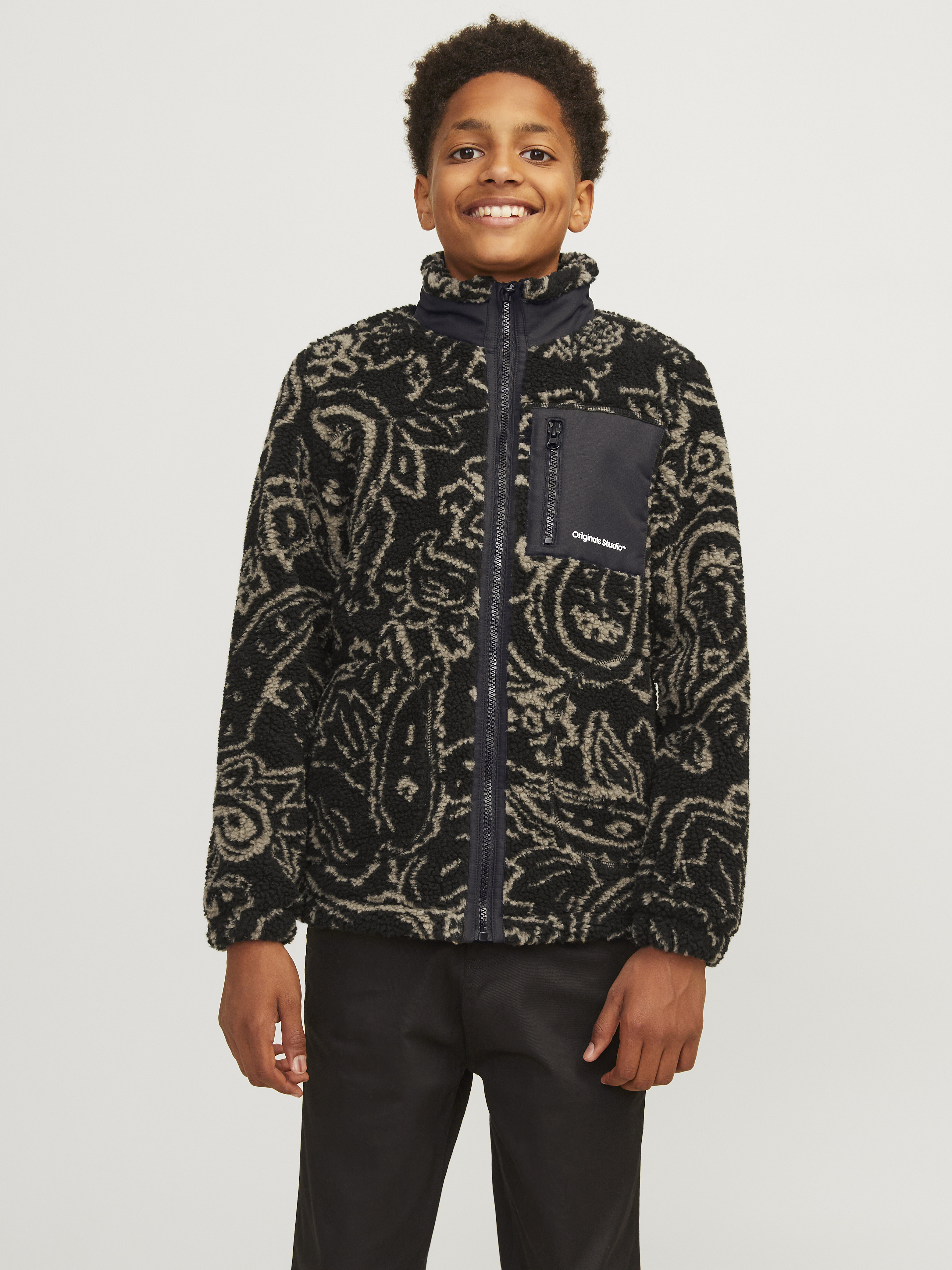 Jack & Jones Jorvesterbro teddy jacket aw24 jnr