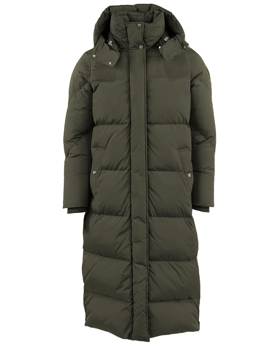 Woolrich Dames aurora parka dark green