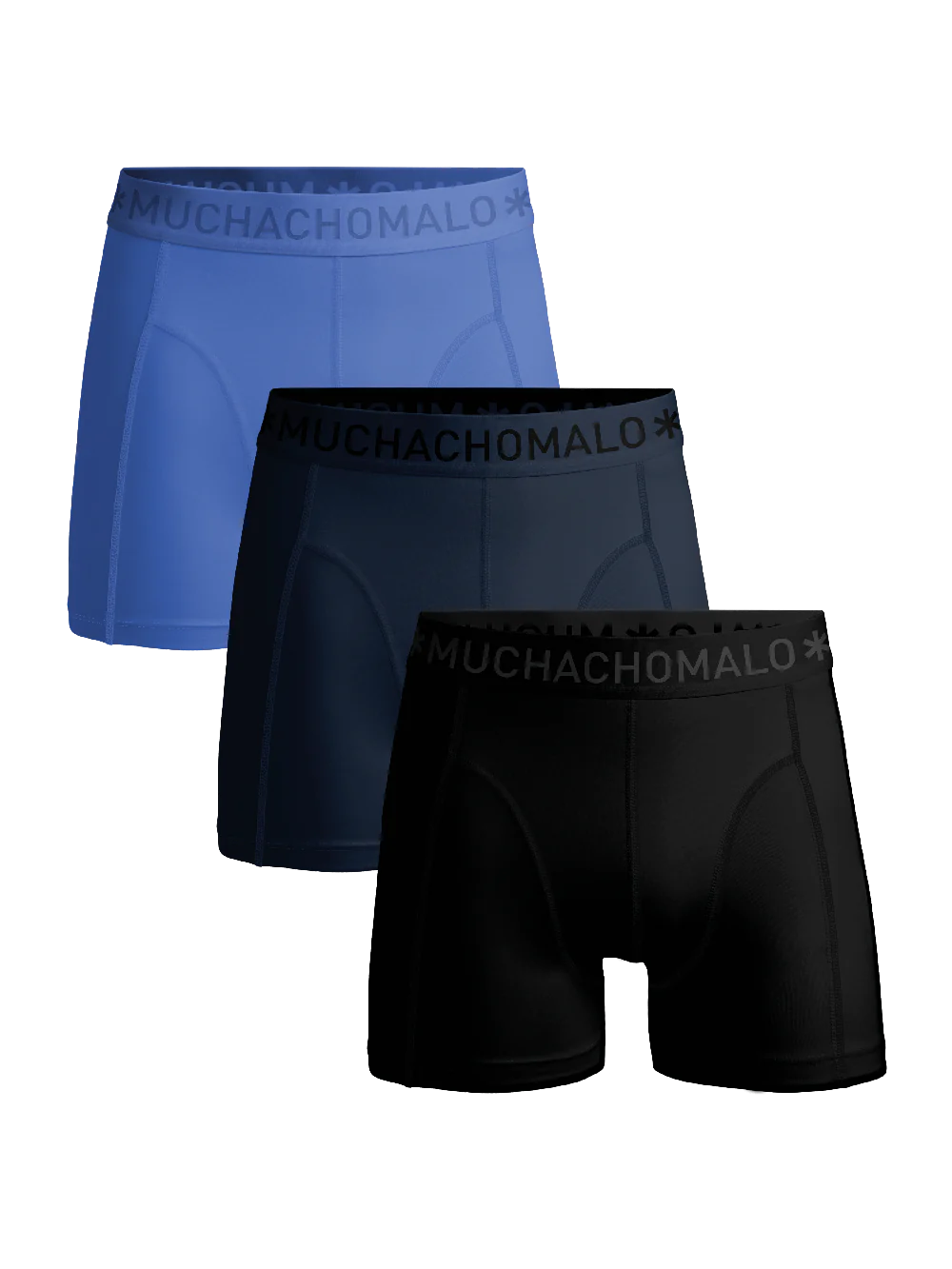 Muchachomalo Jongens 3-pack boxershorts effen