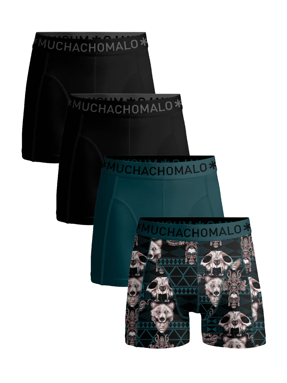 Muchachomalo Heren 4-pack boxershorts