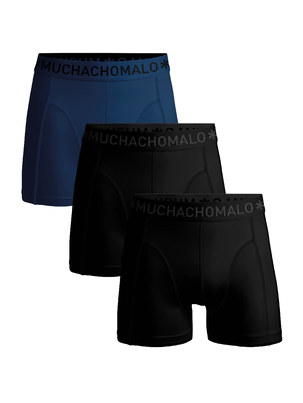 Muchachomalo Heren 3-pack boxershorts effen