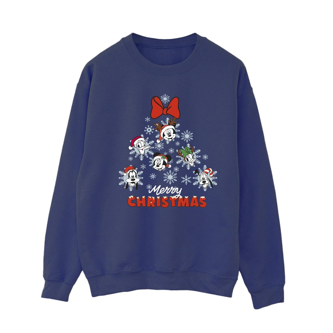 Disney Dames mickey mouse and friends kerstboom sweatshirt