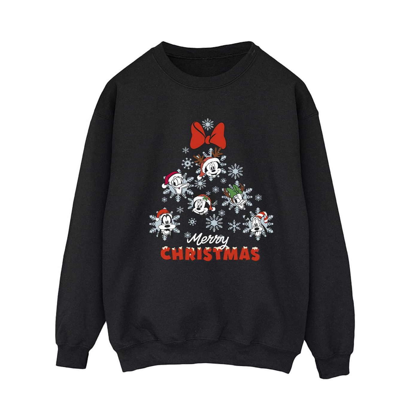 Disney Dames mickey mouse and friends kerstboom sweatshirt