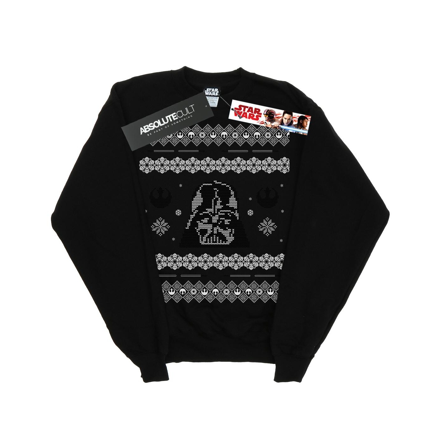 Li-cense Star wars heren kerstmis darth vader fair isle sweatshirt