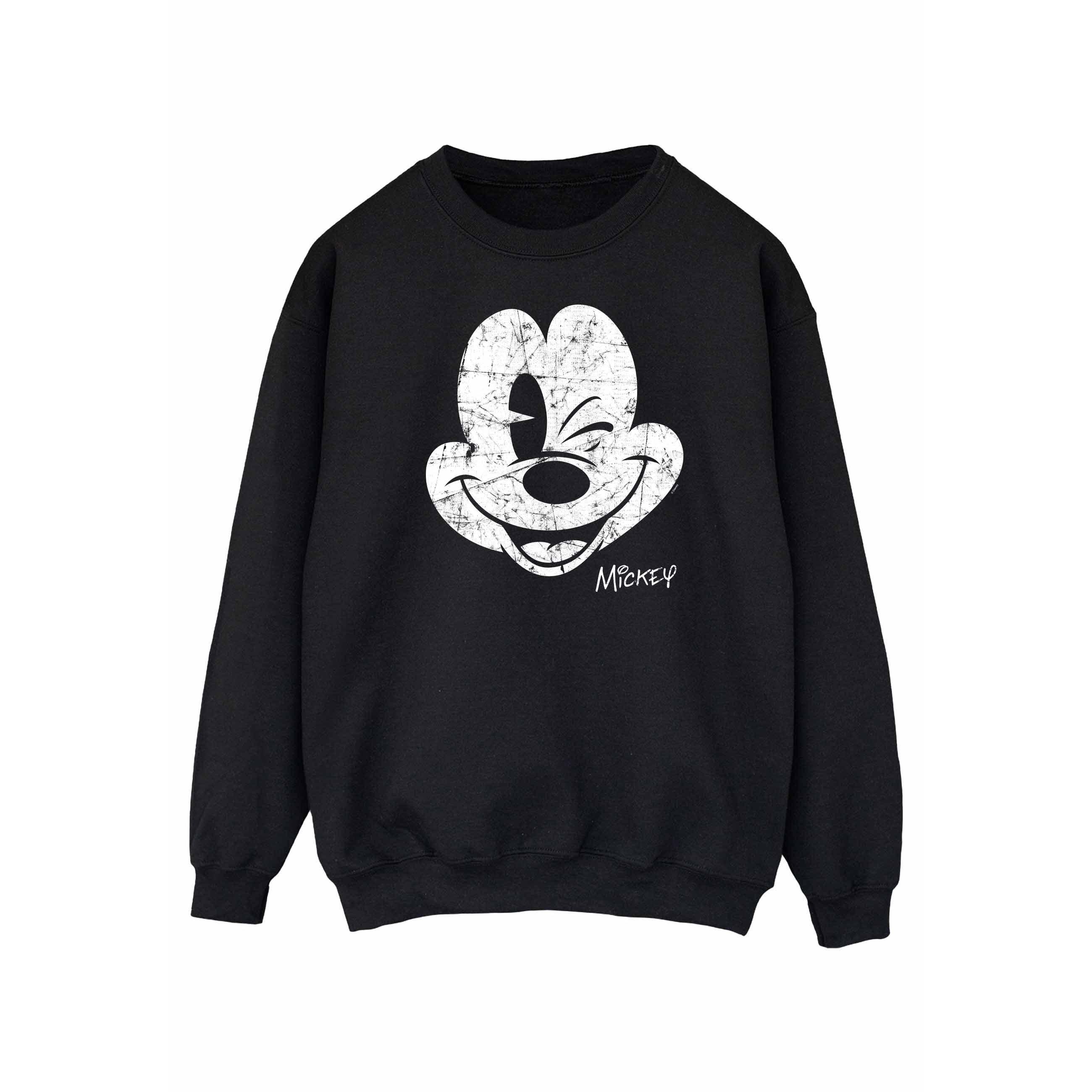 Disney Dames mickey mouse gezicht sweatshirt