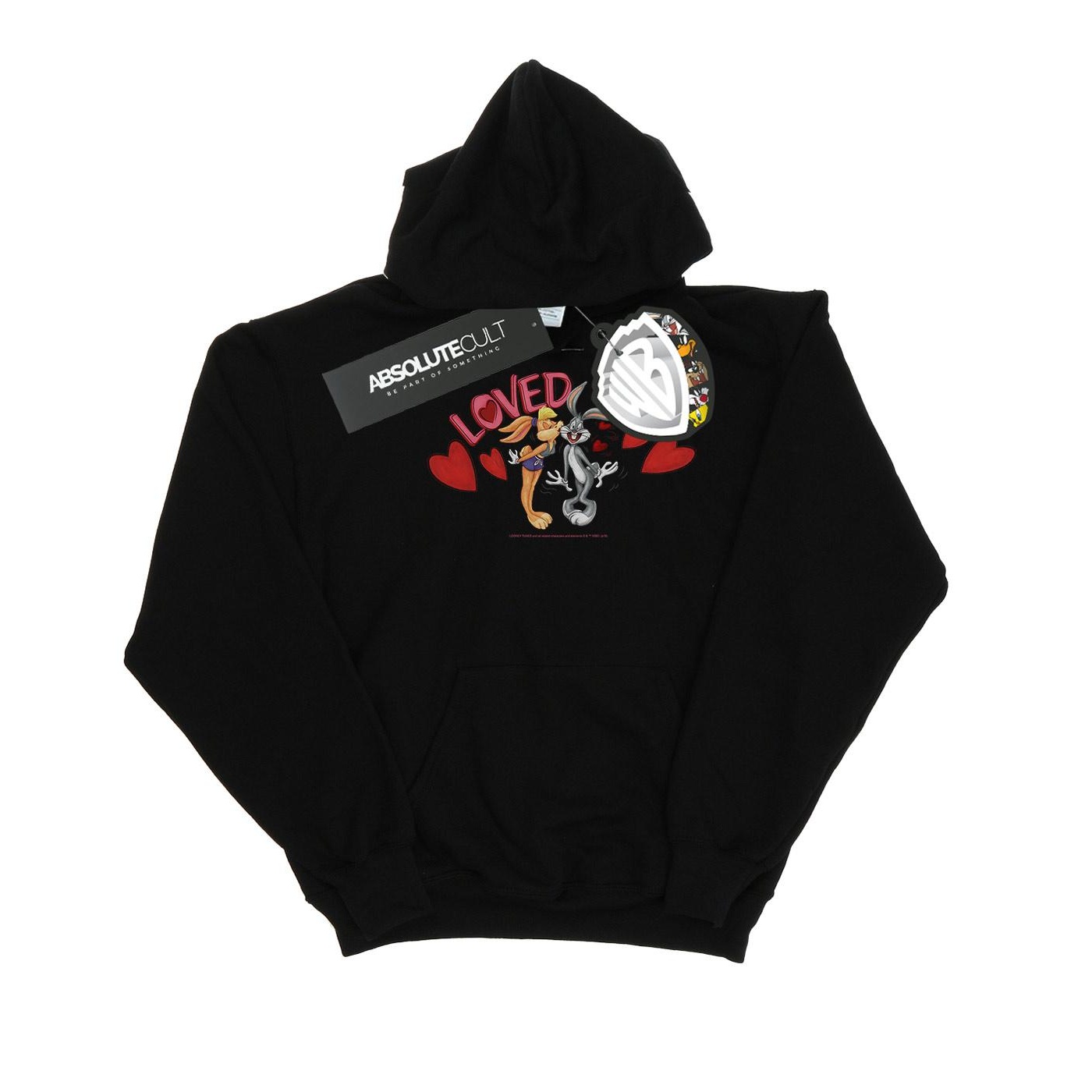 Li-cense Looney tunes jongens bugs bunny en lola valentijnsdag loved up hoodie