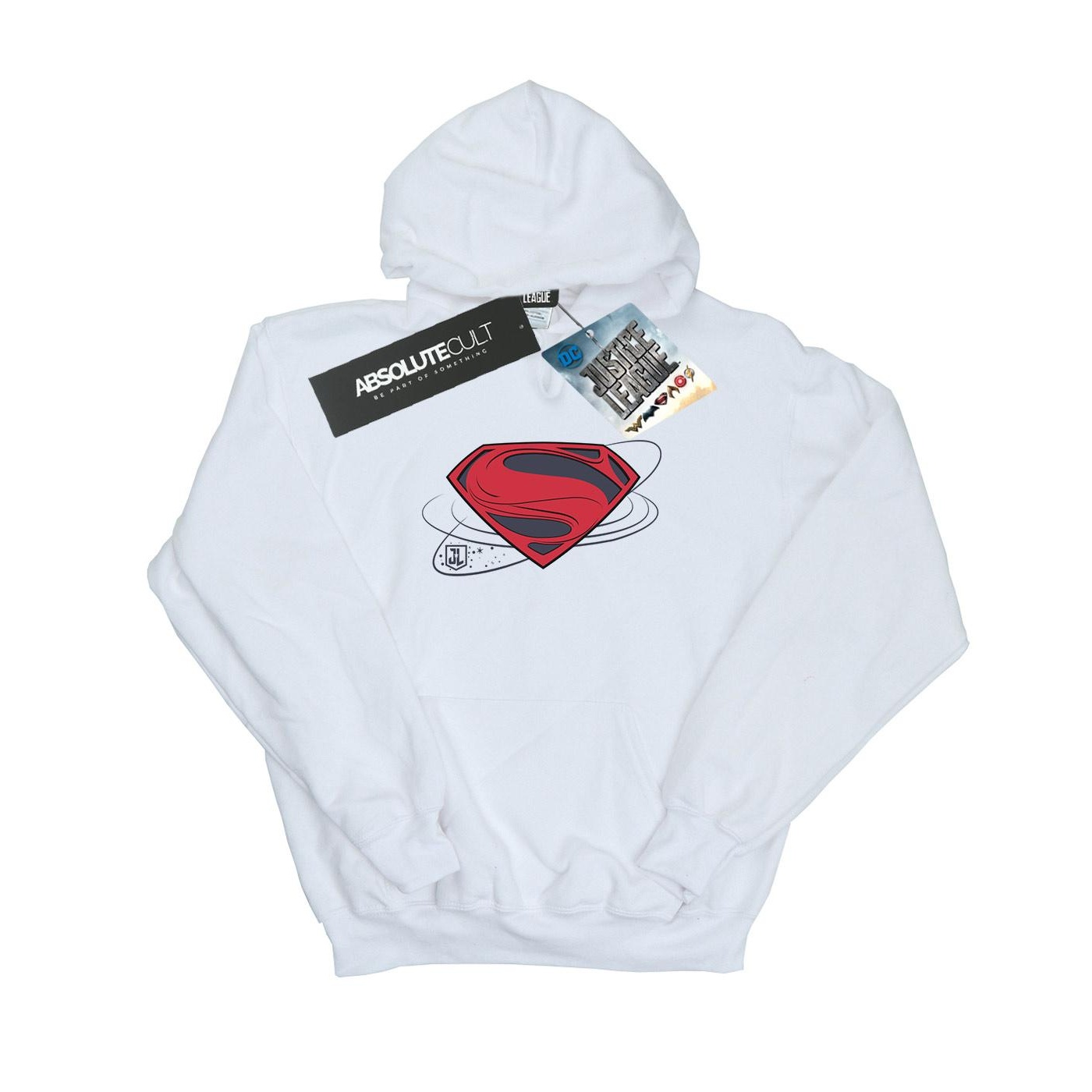 Li-cense Dc comics jongens justice league movie superman logo hoodie