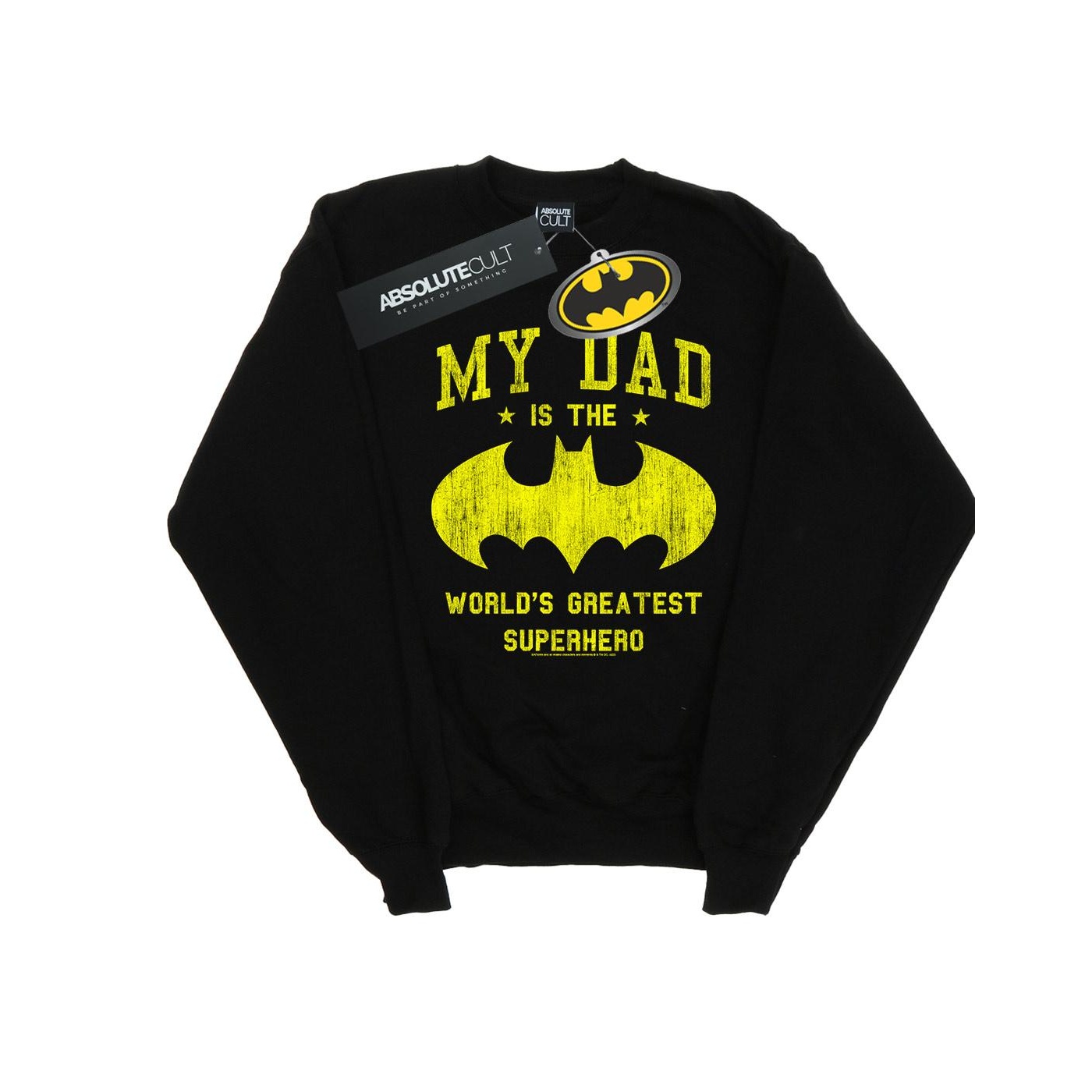 DC Comics Dames batman my dad is a superhero sweatshirt