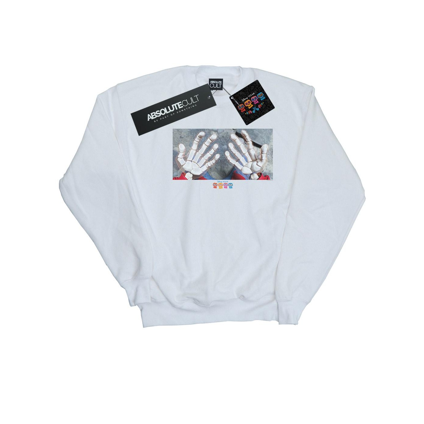 Li-cense Disney dames coco miguel skelet handen sweatshirt