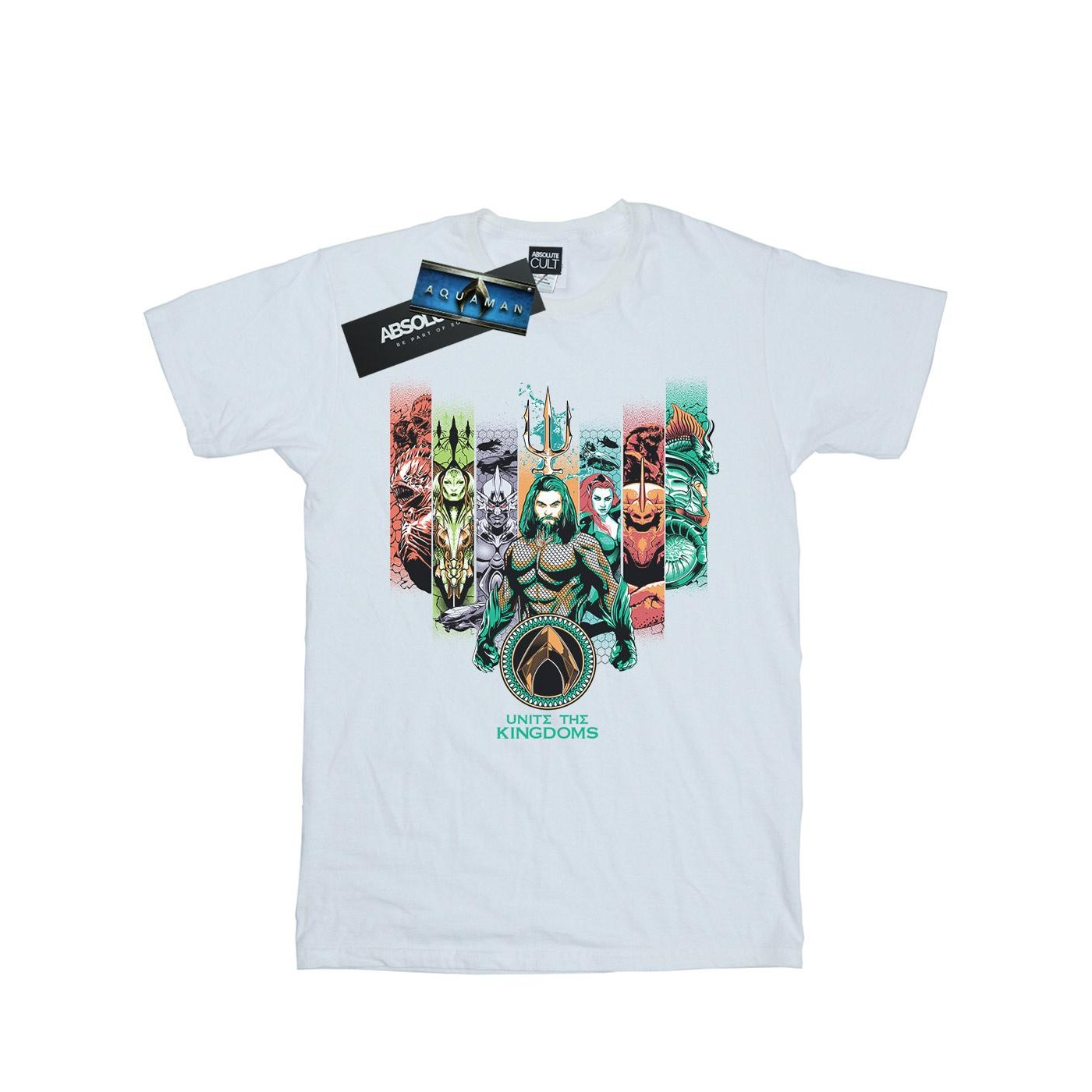 Li-cense Dc comics jongens aquaman unite the kingdoms t-shirt