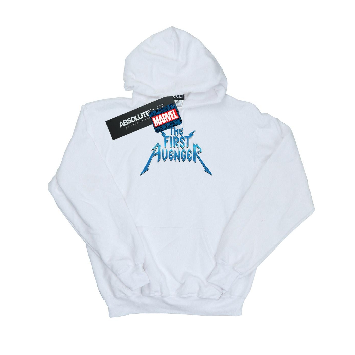 Li-cense Marvel heren the first avenger metalen logo hoodie