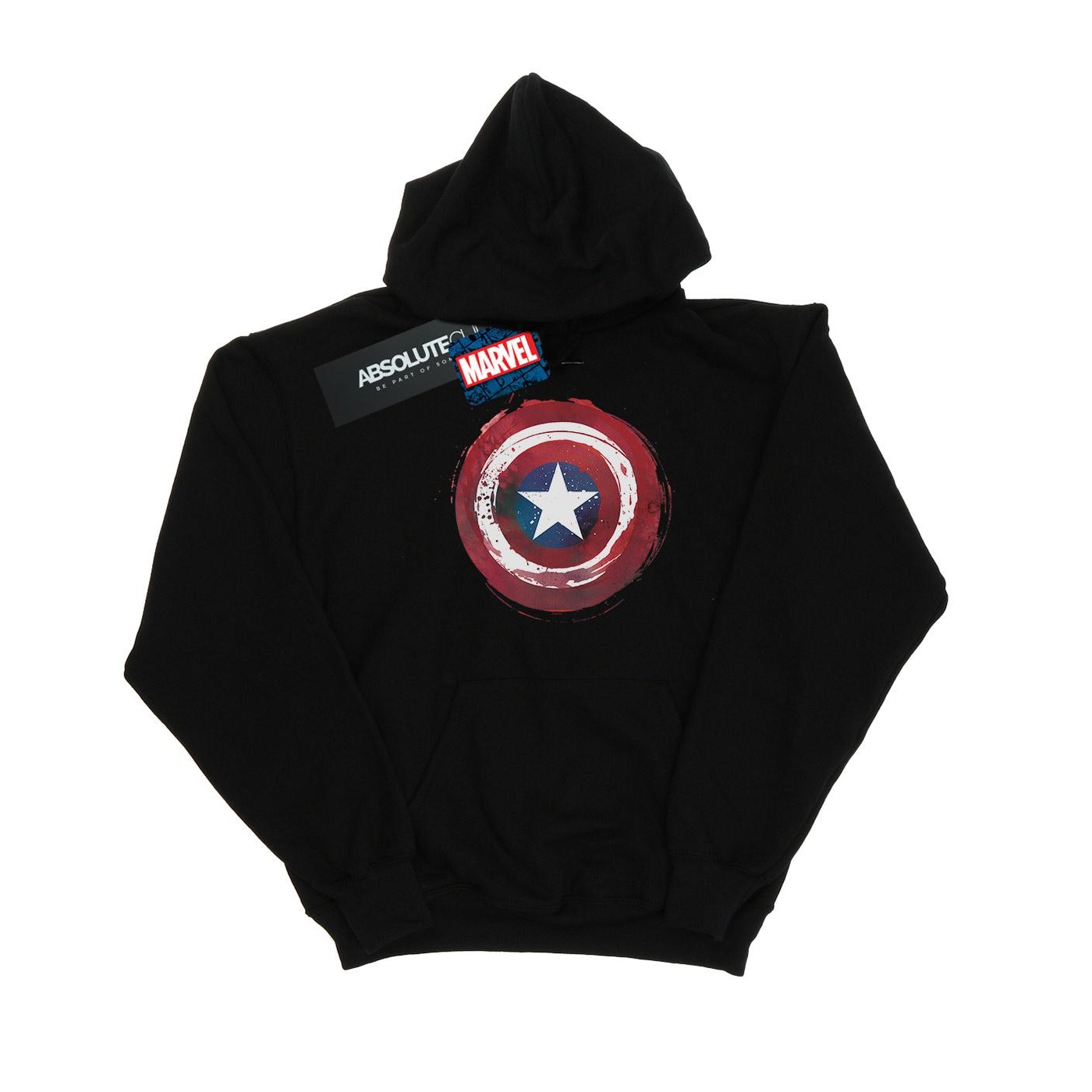 Li-cense Marvel jongens captain america splatter shield hoodie