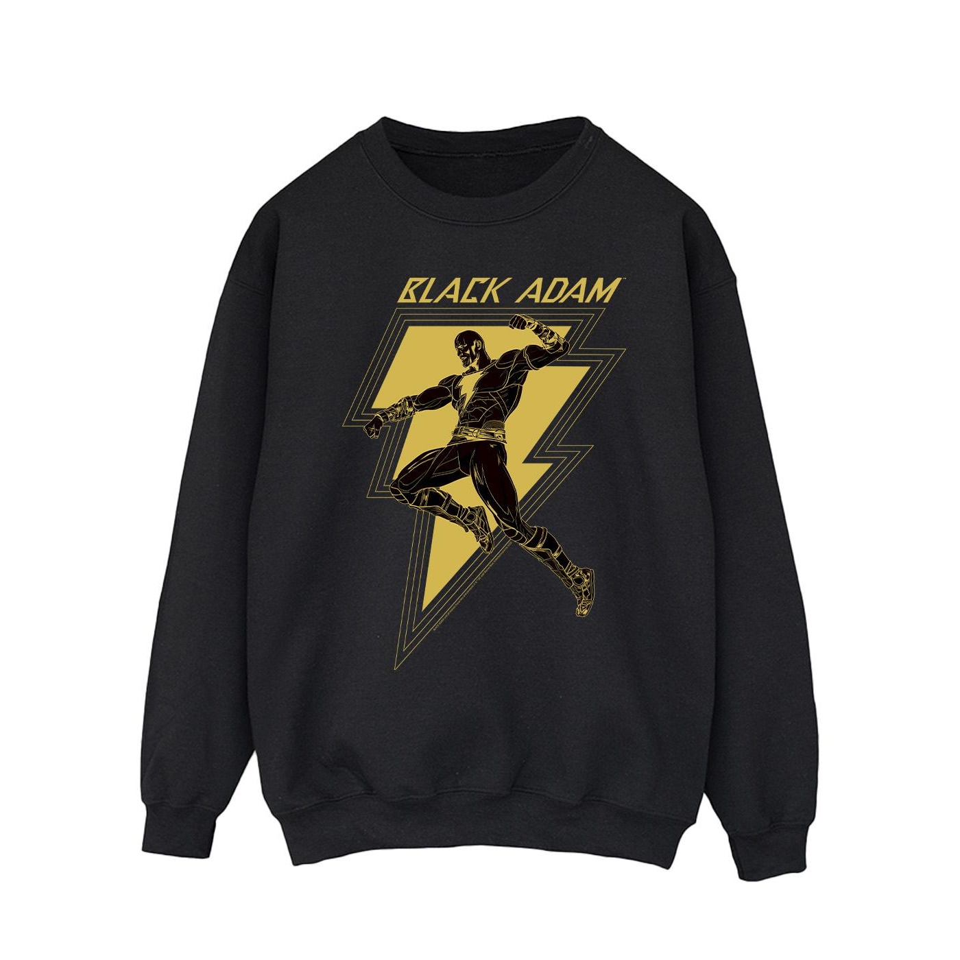 DC Comics Heren adam gouden bout borst sweatshirt