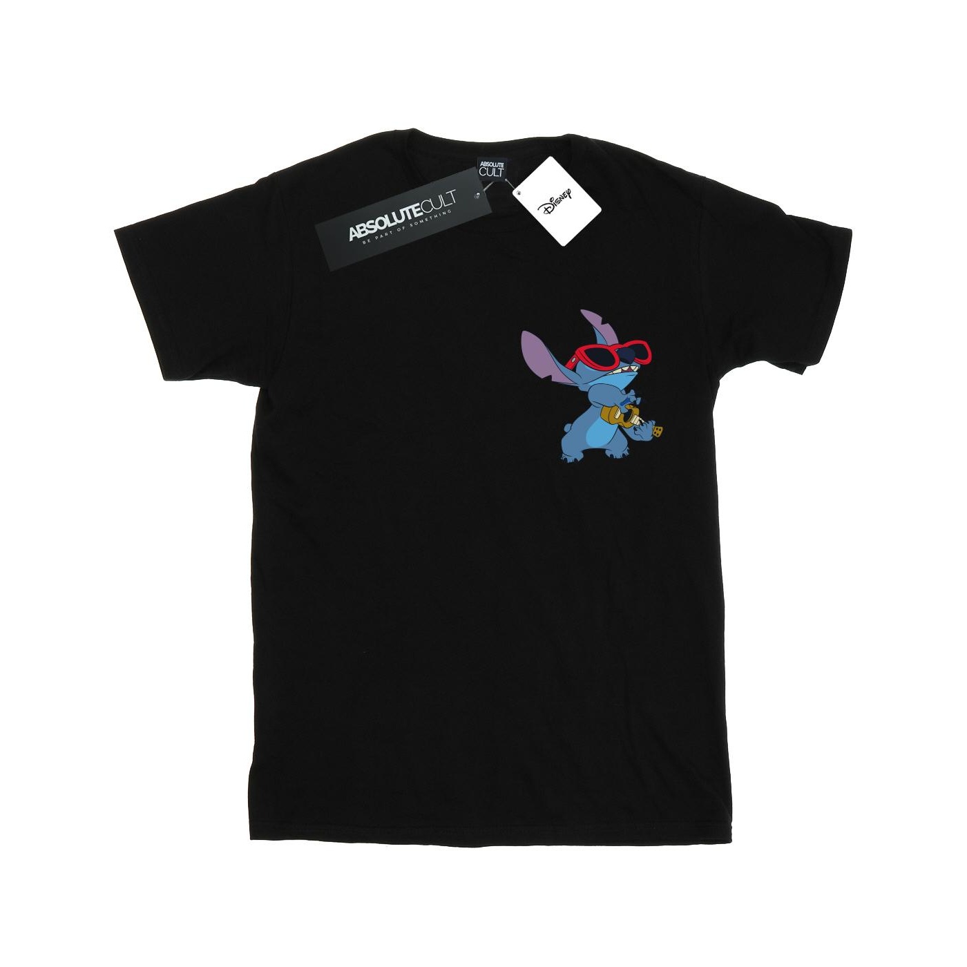 Li-cense Disney heren lilo en stitch gitaar t-shirt