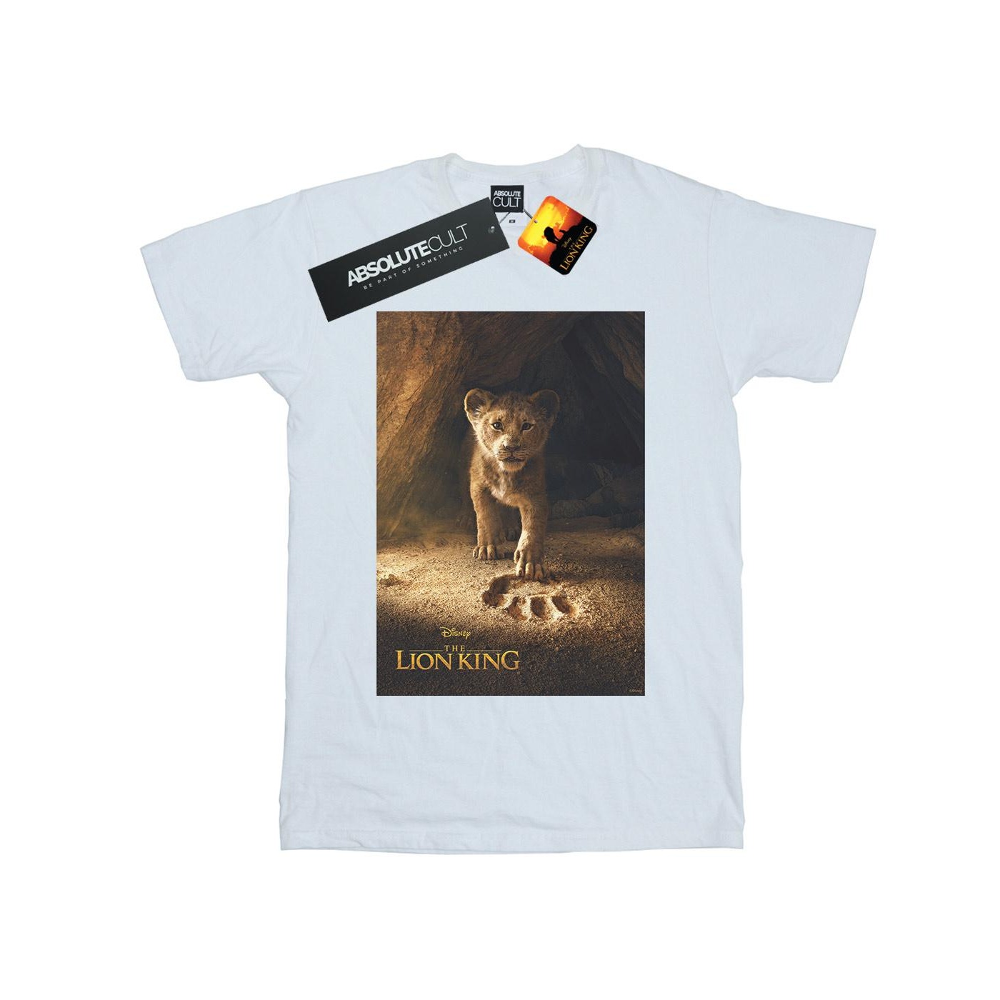Li-cense Disney dames the lion king movie simba poster katoenen boyfriend t-shirt