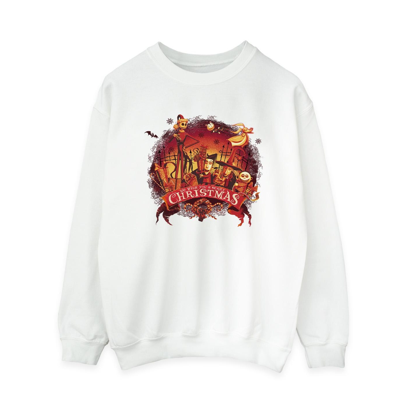 Li-cense Disney dames the nightmare before christmas eng kerstmis sweatshirt