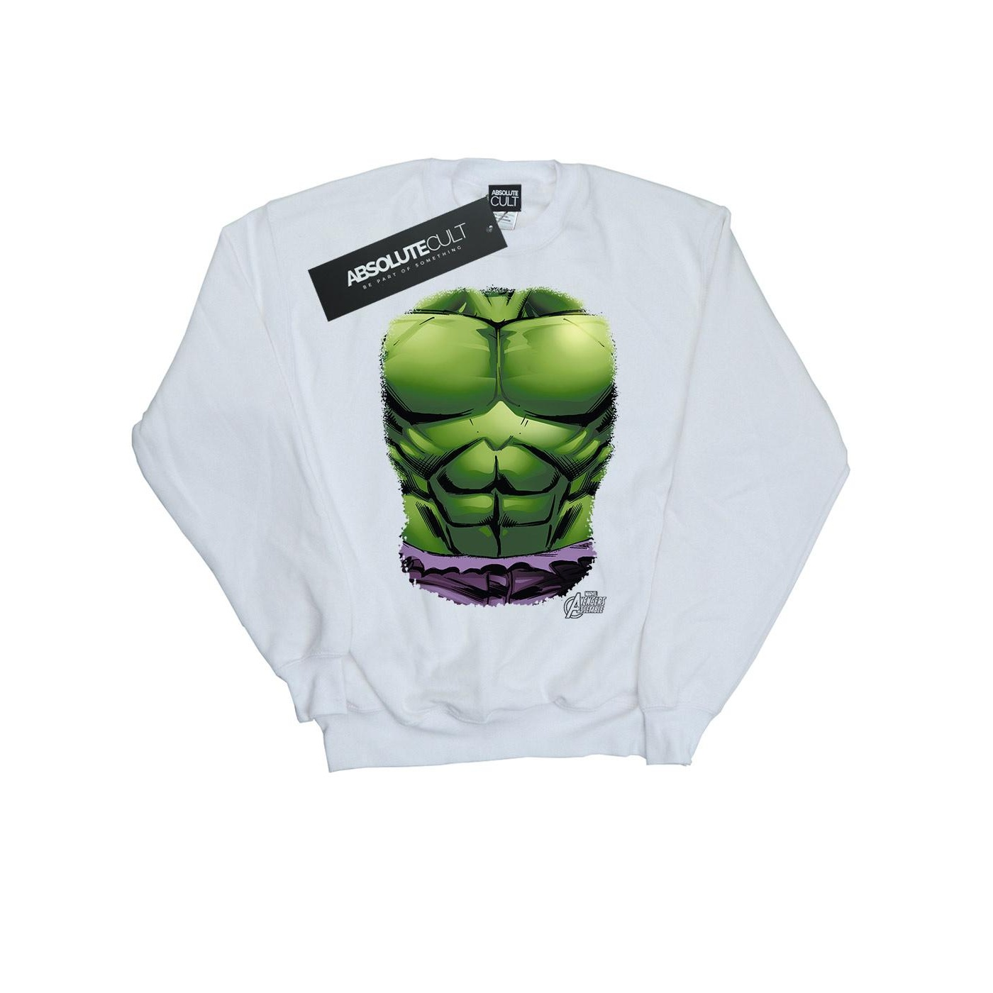 Li-cense Marvel dames hulk borst burst sweatshirt