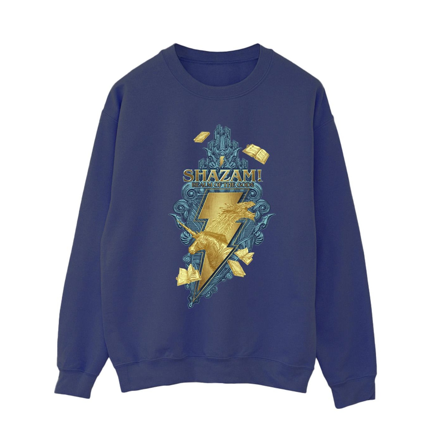 DC Comics Dames shazam fury of the gods golden animal bolt sweatshirt