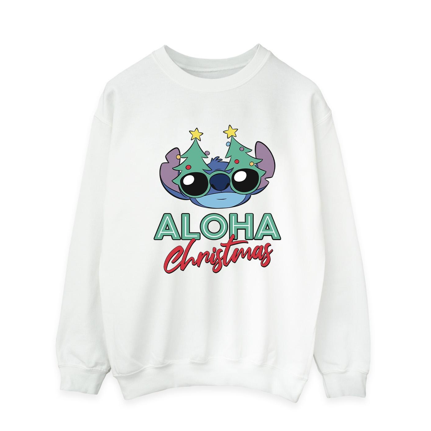 Li-cense Disney heren lilo en stitch kerstboom tinten sweatshirt