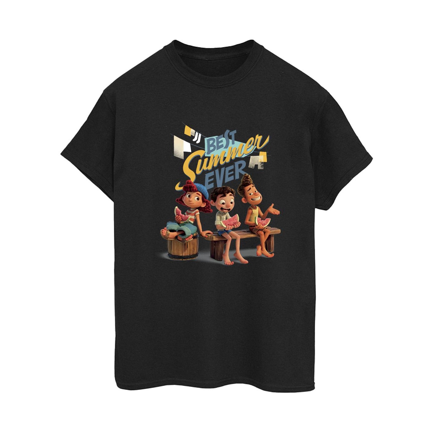 Li-cense Disney dames luca best summer ever katoenen vriend t-shirt