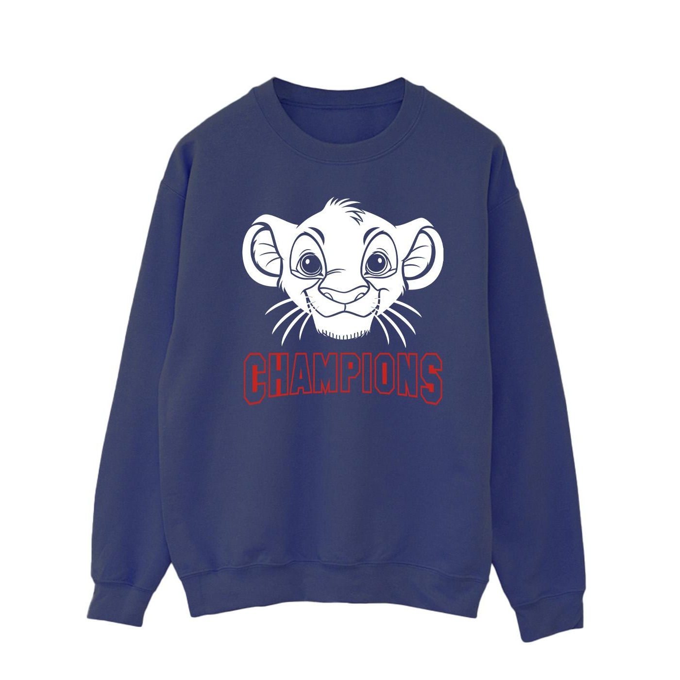 Li-cense Disney heren the lion king simba gezicht champion sweatshirt