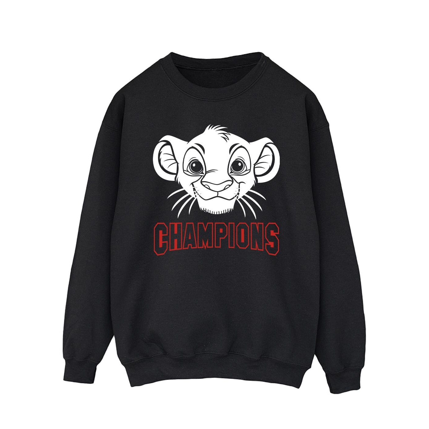Li-cense Disney heren the lion king simba gezicht champion sweatshirt