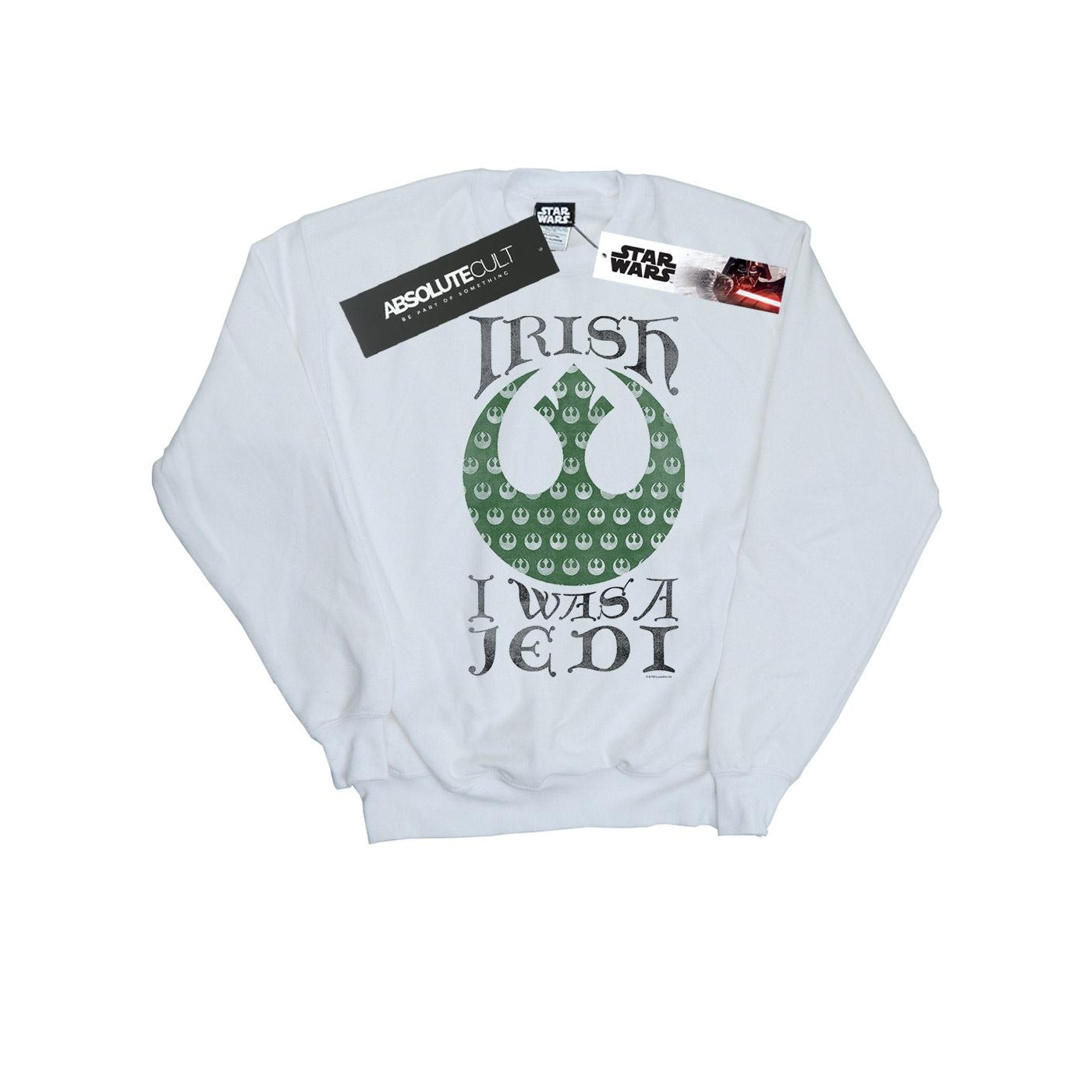 Li-cense Star wars dames irish i was a jedi sweatshirt
