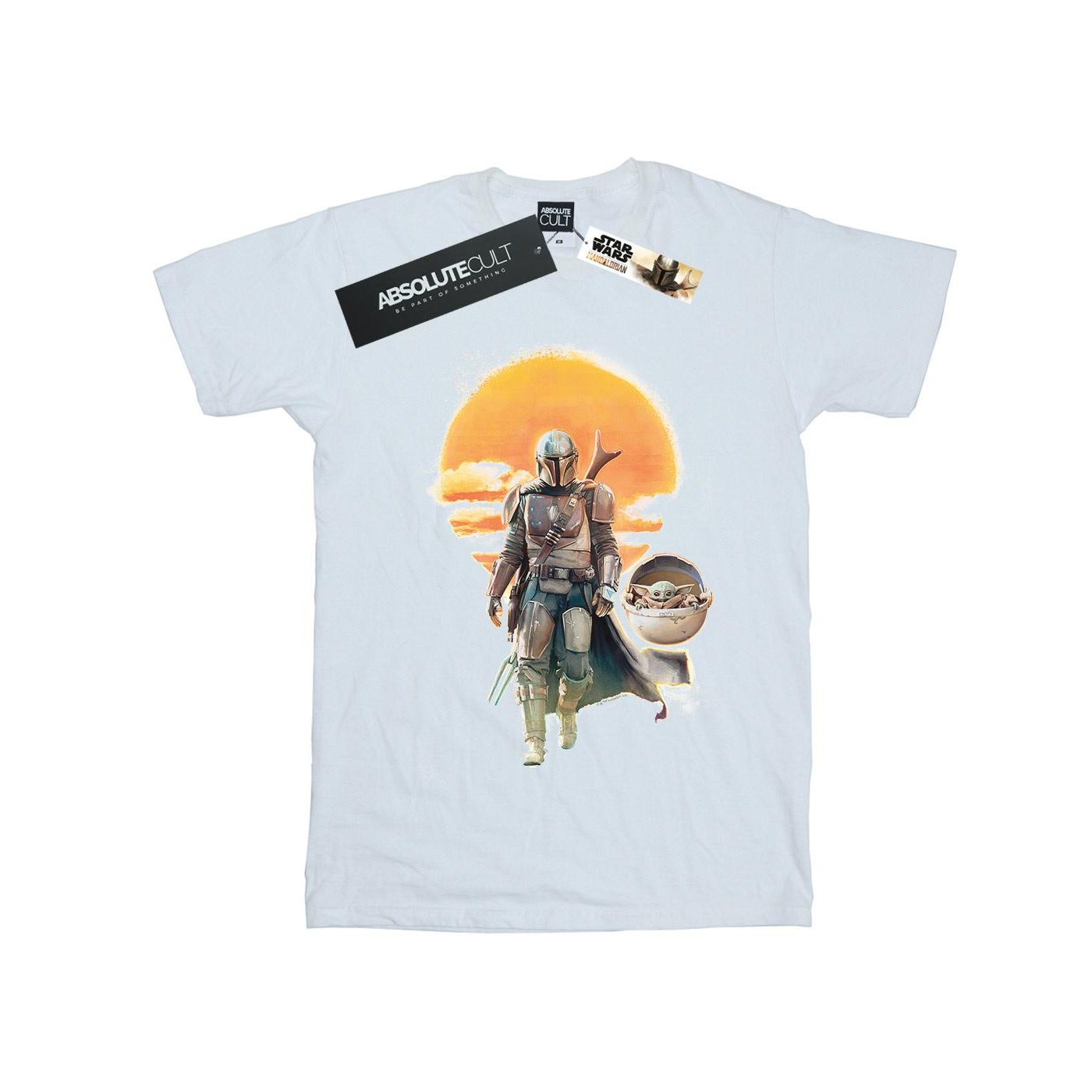 Li-cense Star wars jongens the mandalorian sunset poster t-shirt