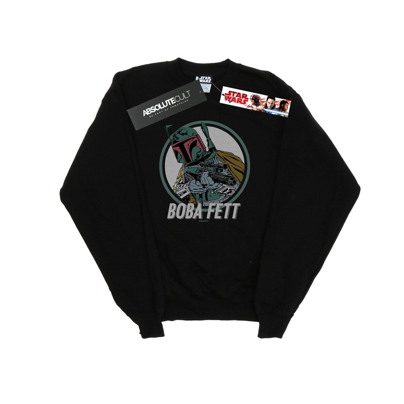 Li-cense Star wars heren boba fett retro cirkel sweatshirt