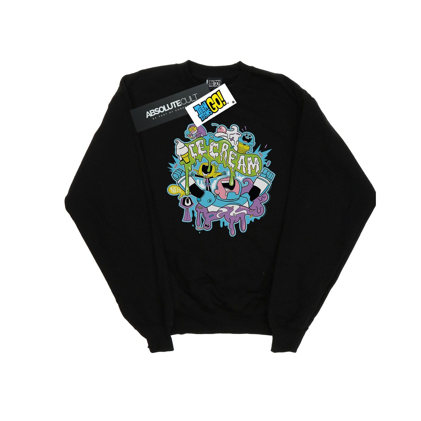 DC Comics Dames teen titans go ice cream sweatshirt