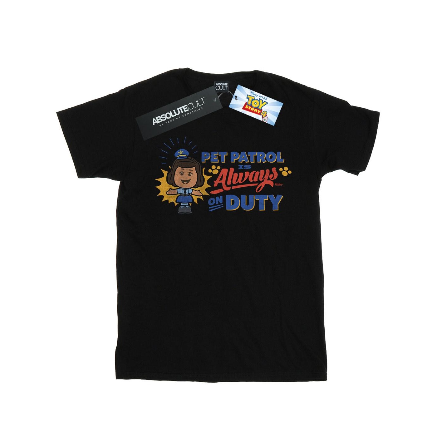 Li-cense Disney dames toy story 4 giggle mcdimples pet patrol katoenen vriendje t-shirt