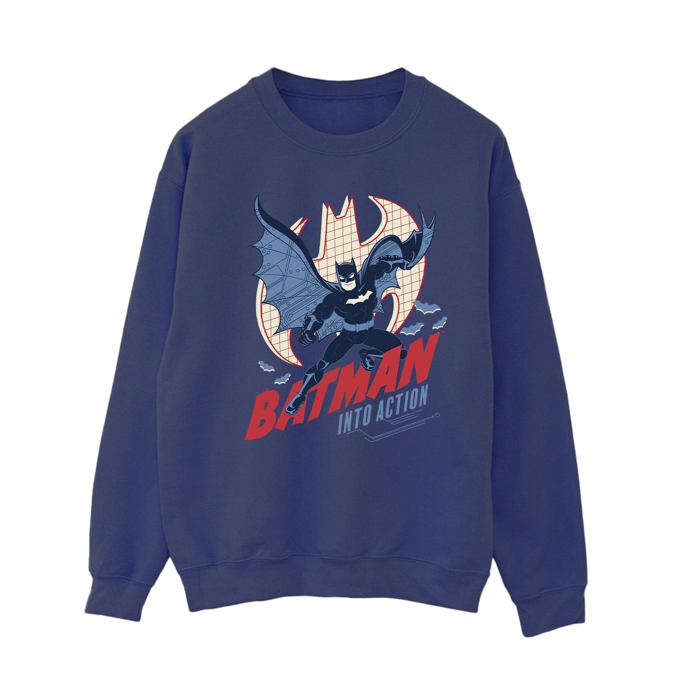 DC Comics Dames batman into action sweatshirt