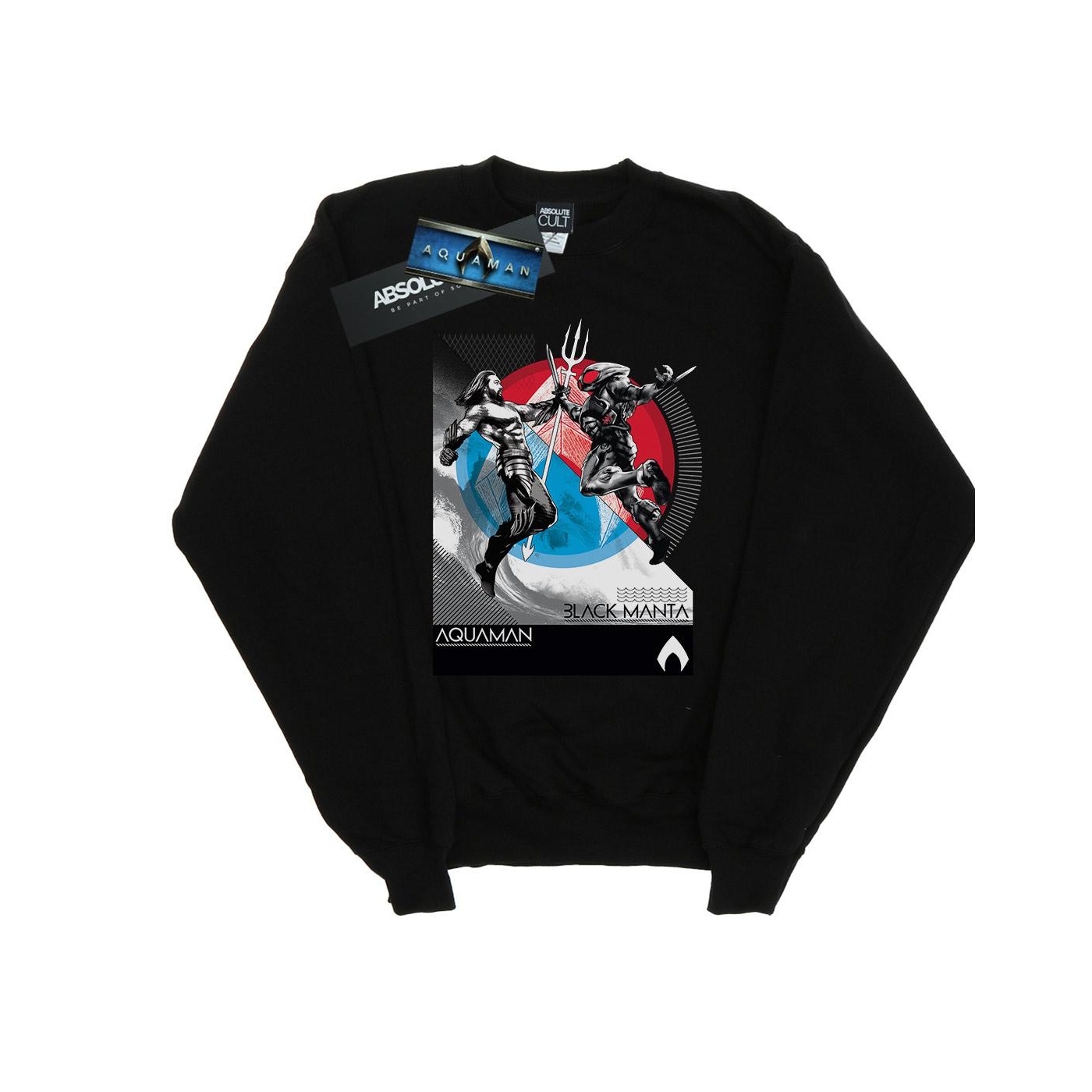 DC Comics Dames aquaman vs black manta sweatshirt