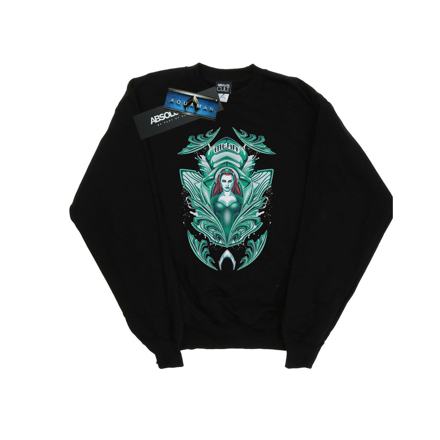 DC Comics Dames aquaman mera crest sweatshirt