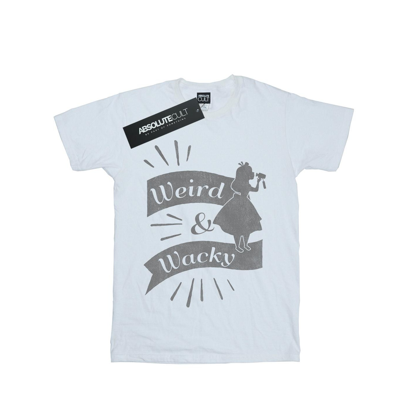 Li-cense Disney heren alice in wonderland raar en gek t-shirt