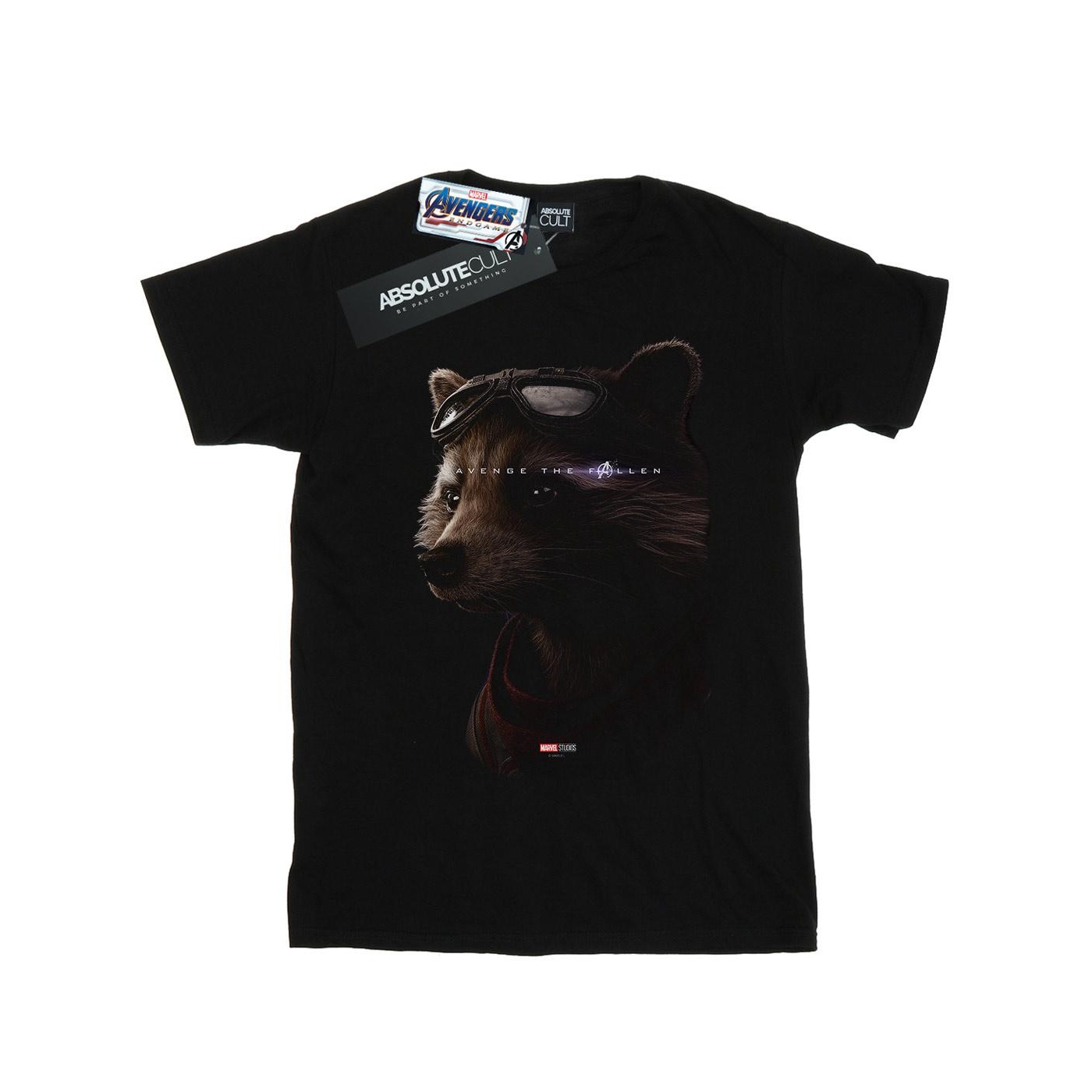 Li-cense Marvel heren avengers endgame avenge the fallen rocket t-shirt