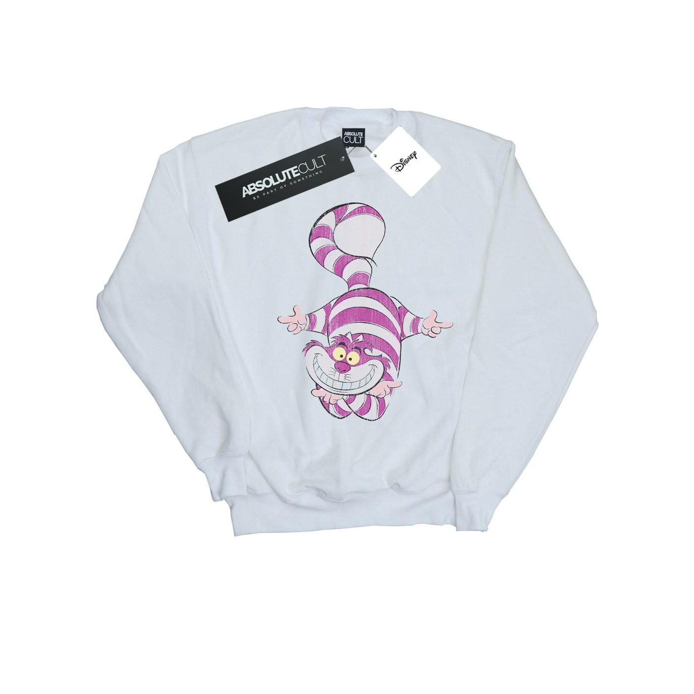 Li-cense Disney heren alice in wonderland cheshire cat upside down sweatshirt