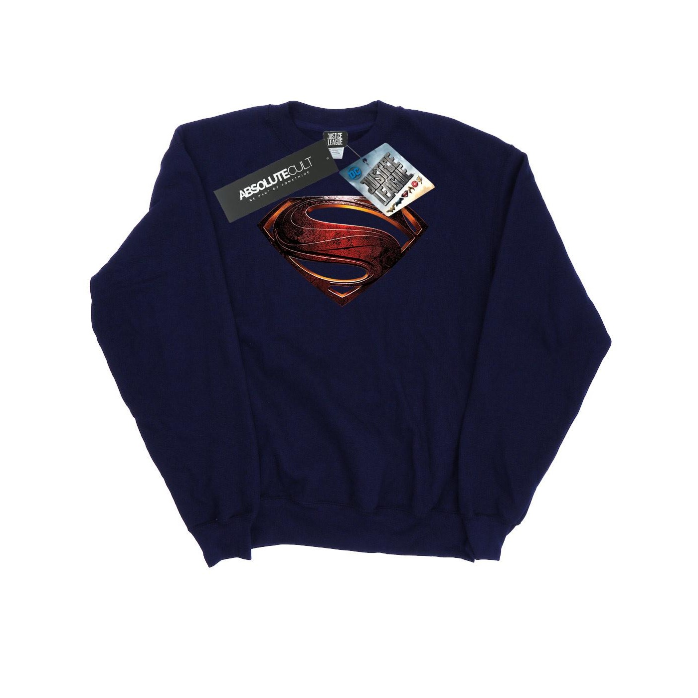 DC Comics Dames justice league movie superman emblem sweatshirt