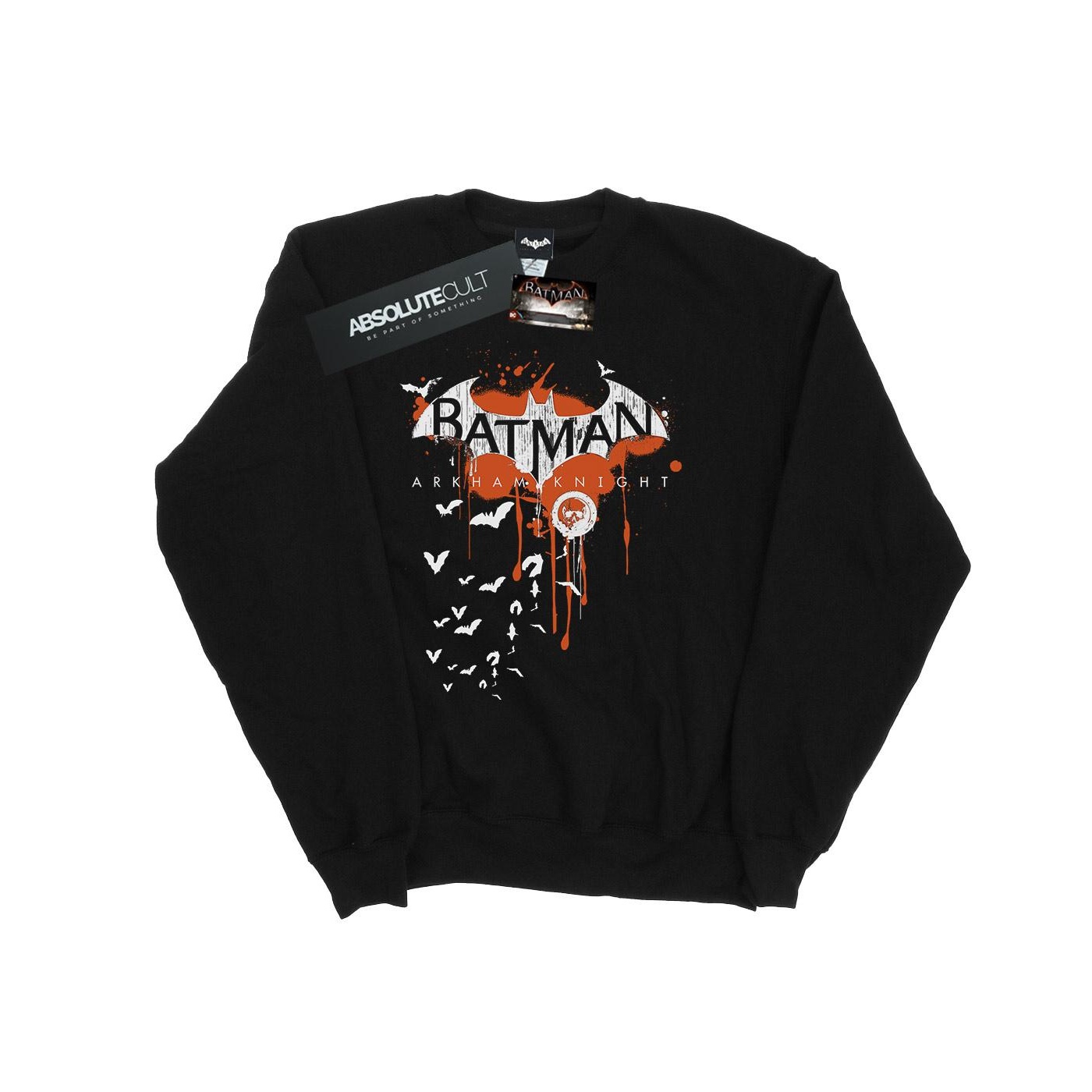 DC Comics Dames batman arkham knight halloween logo art sweatshirt