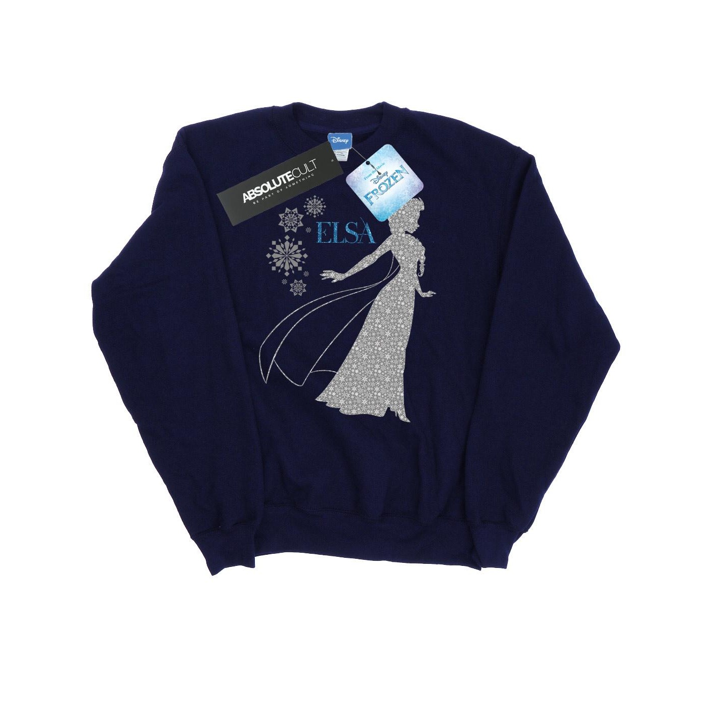 Disney Dames frozen elsa kerst silhouet sweatshirt