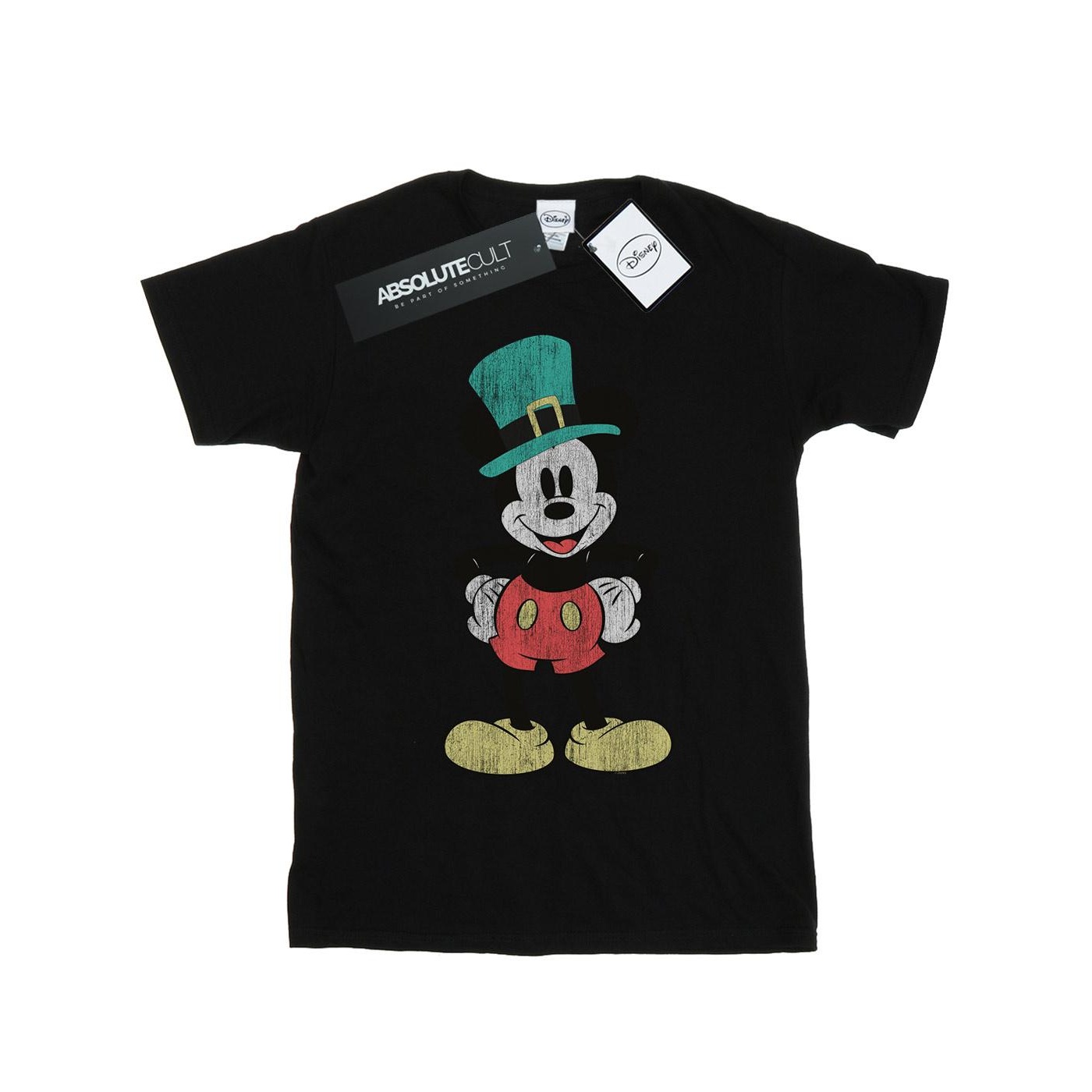 Li-cense Disney heren mickey mouse leprechaun hoed t-shirt