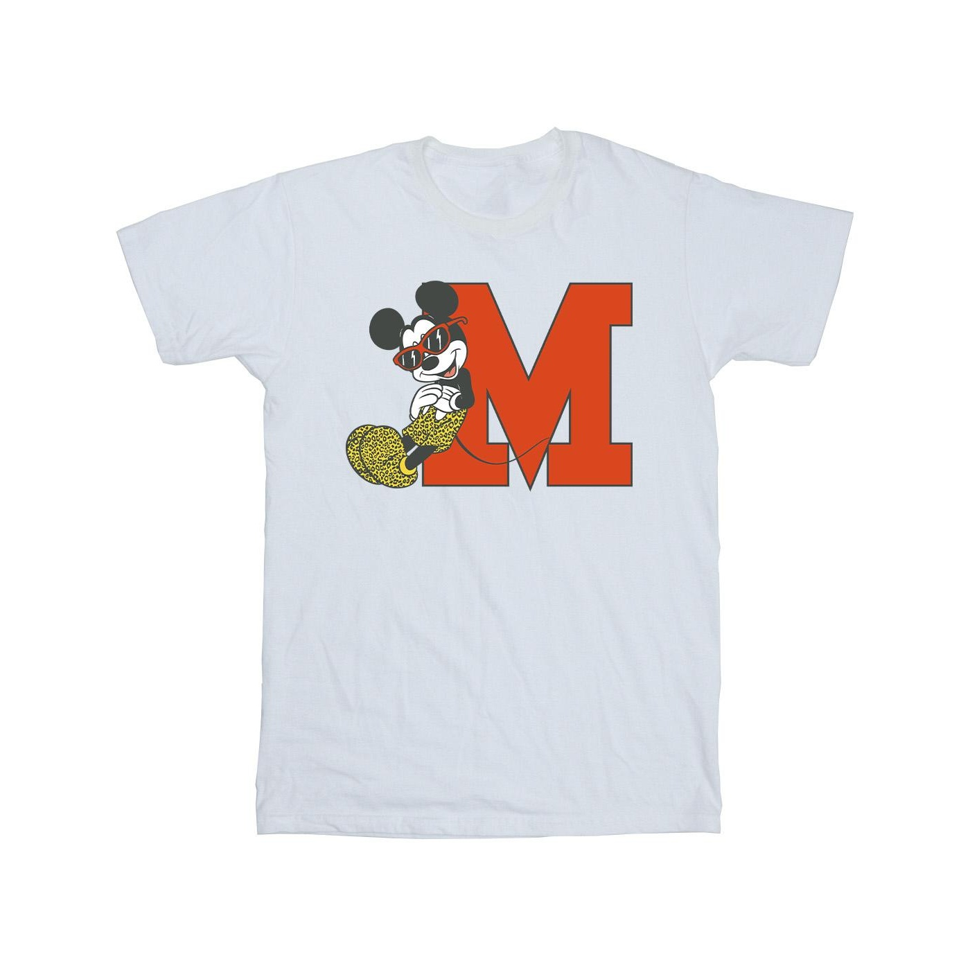 Li-cense Disney heren mickey mouse luipaard broek t-shirt