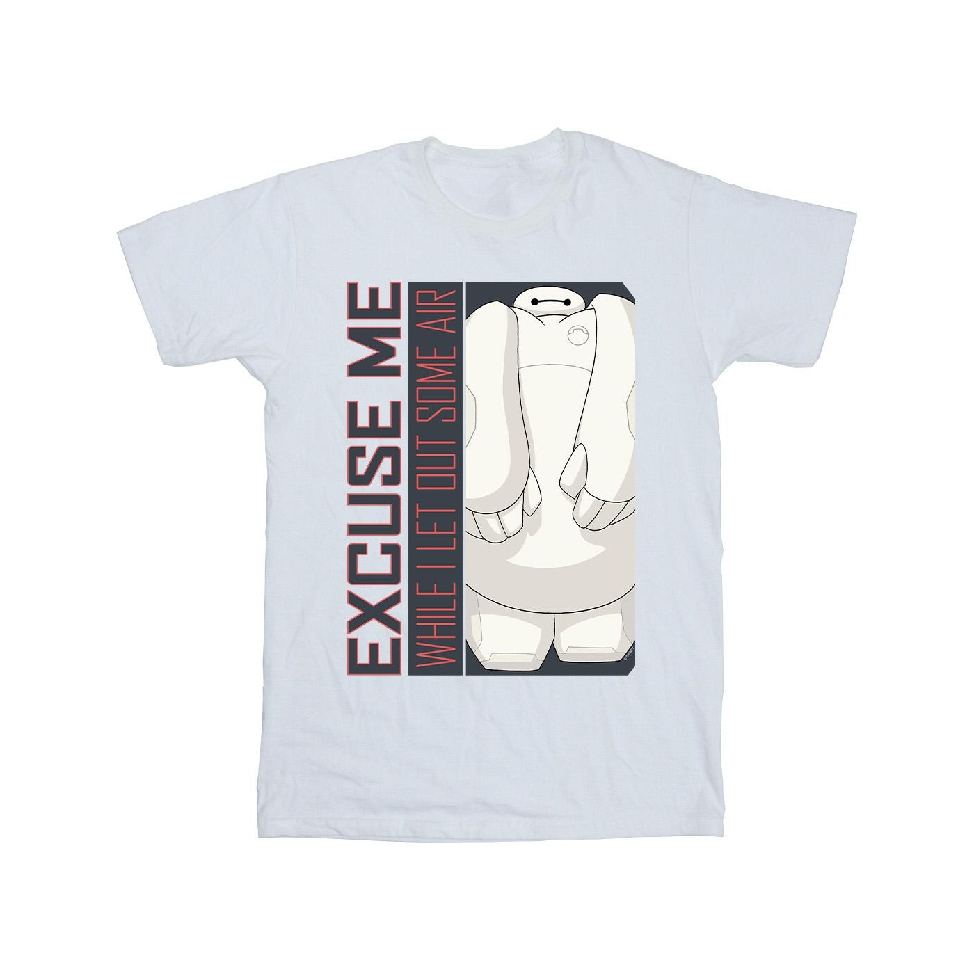 Li-cense Disney heren big hero 6 baymax excuse me lucht t-shirt
