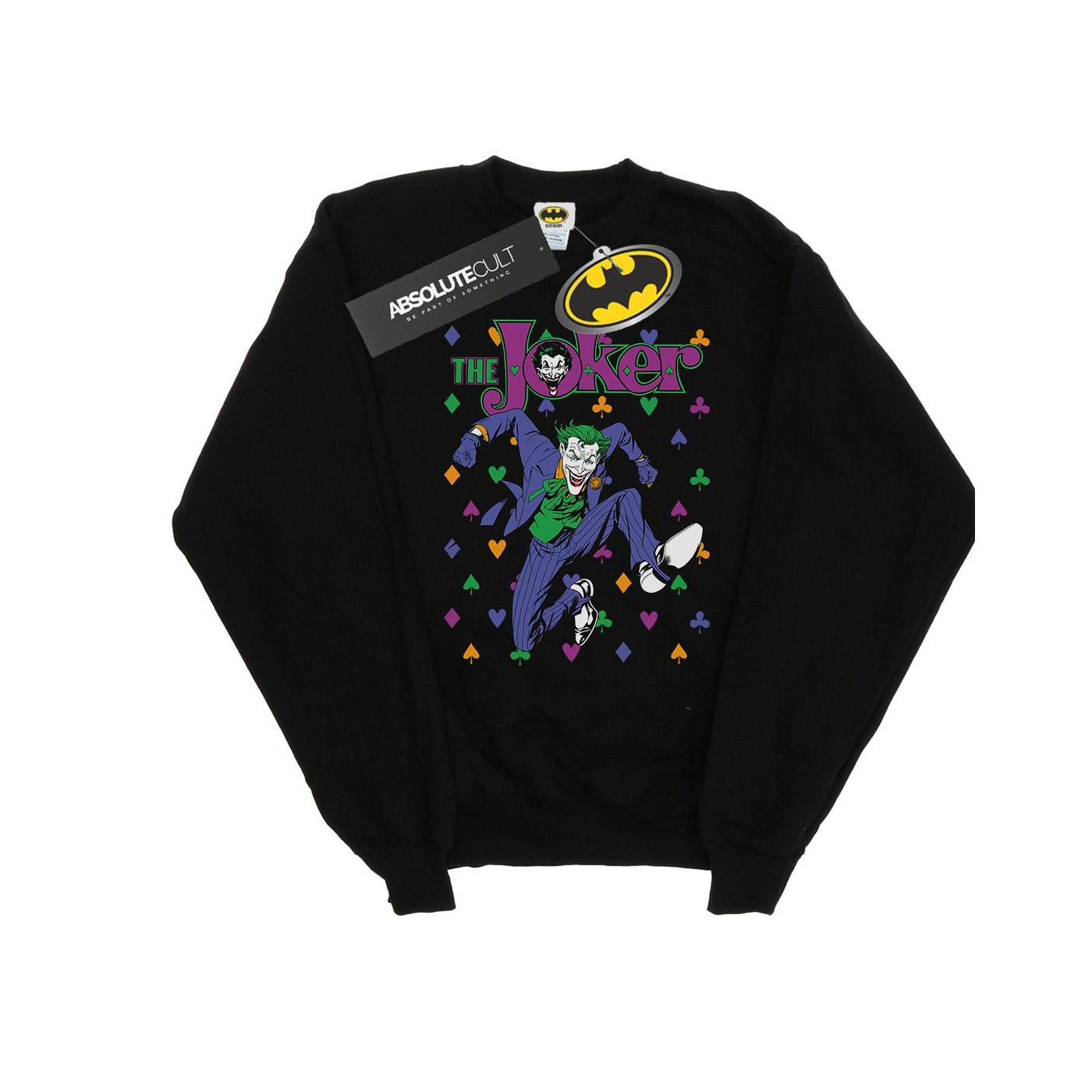 DC Comics Dames batman joker cards jump sweatshirt