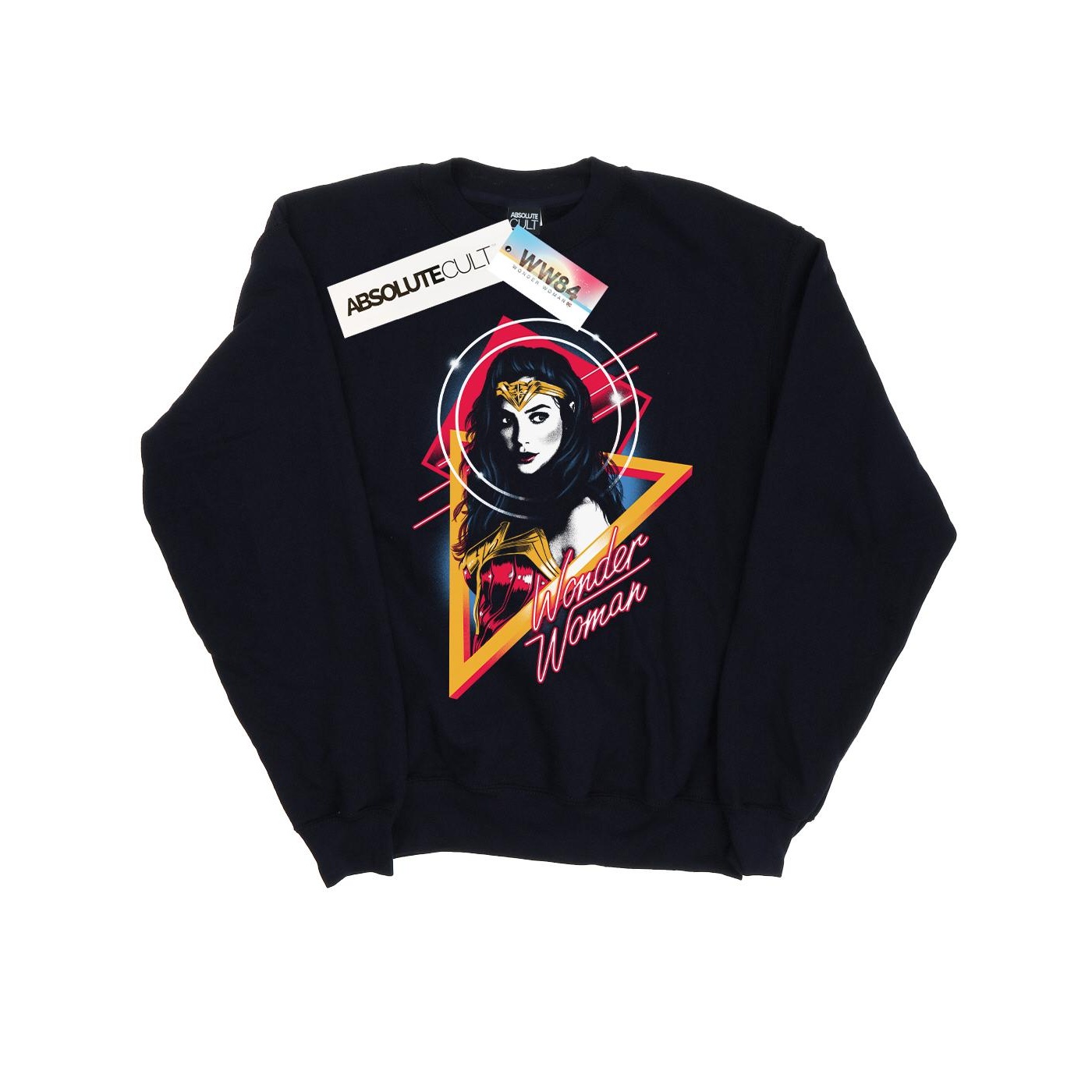 DC Comics Dames wonder woman 84 diana 80s triangle sweatshirt