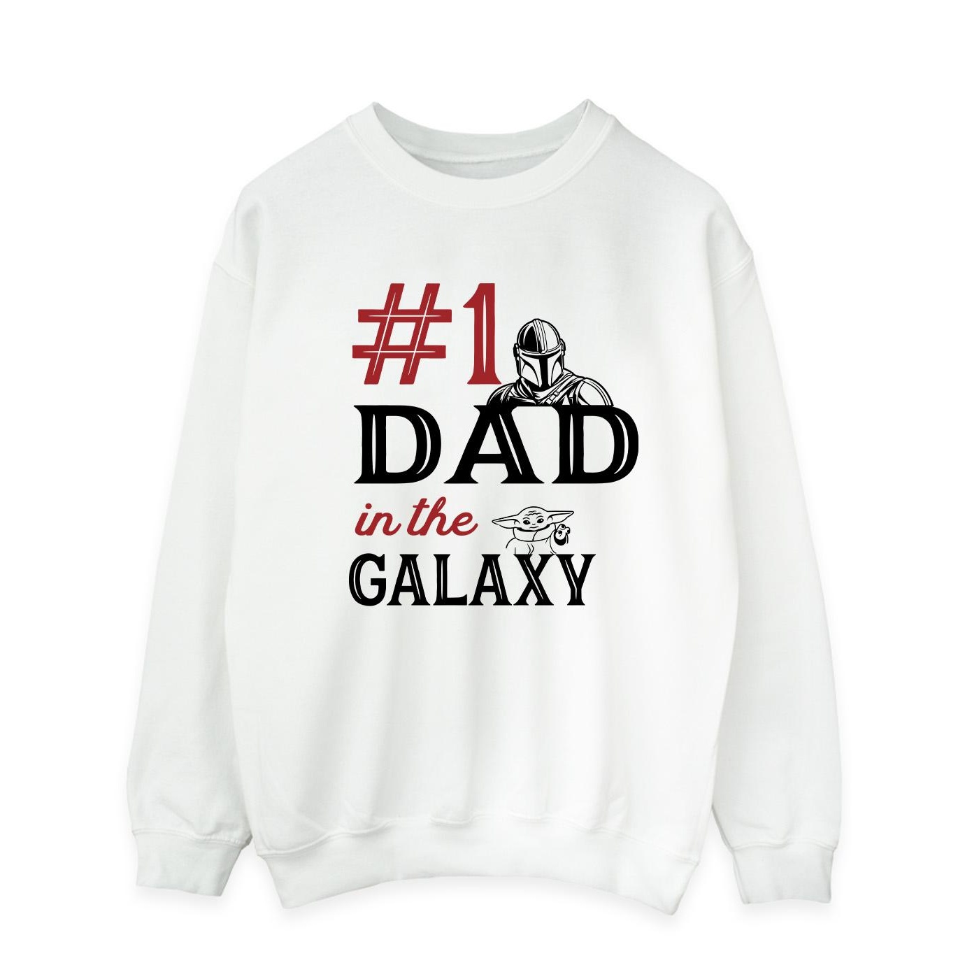 Li-cense Star wars heren mandalorian number one dad sweatshirt