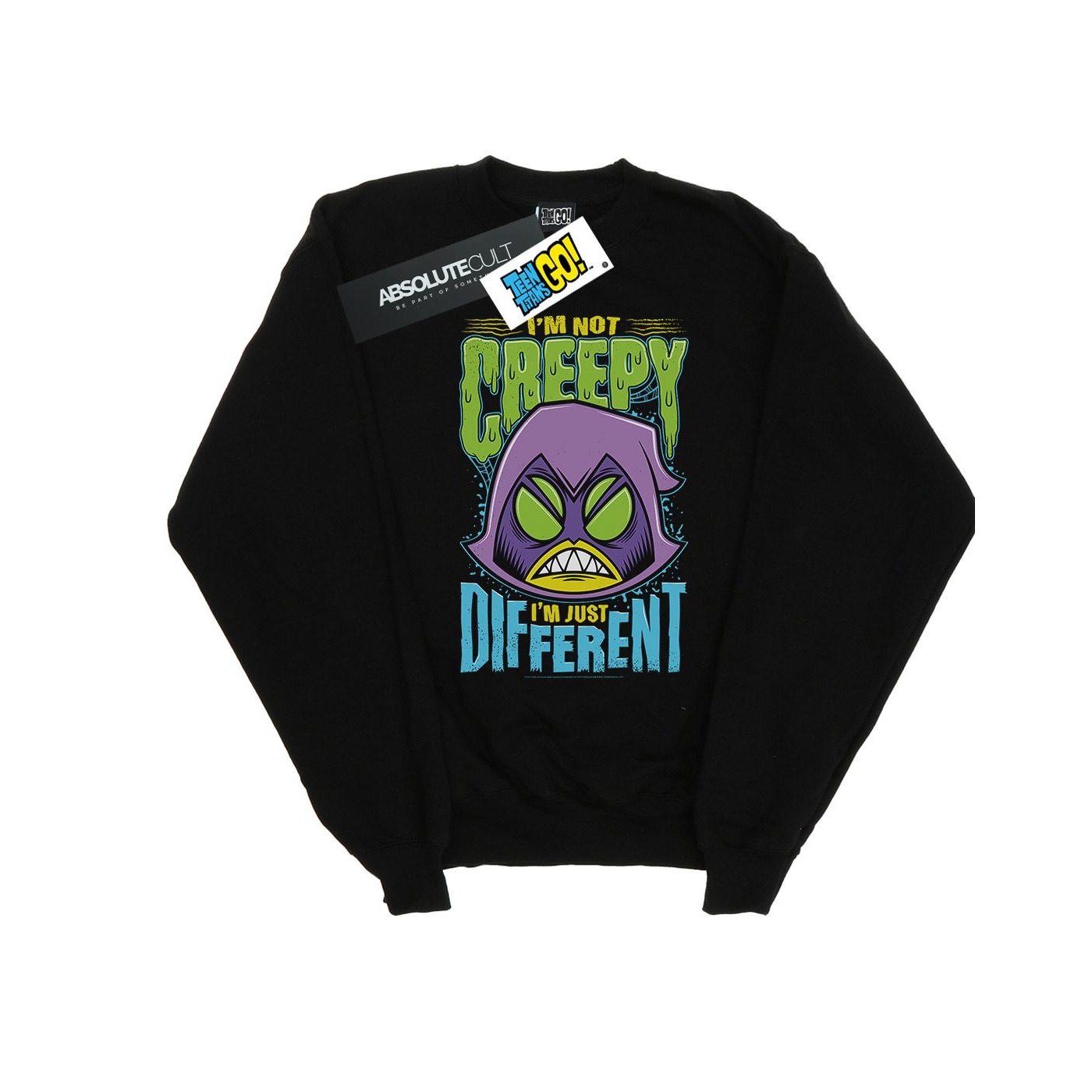 DC Comics Dames teen titans go creepy raven sweatshirt