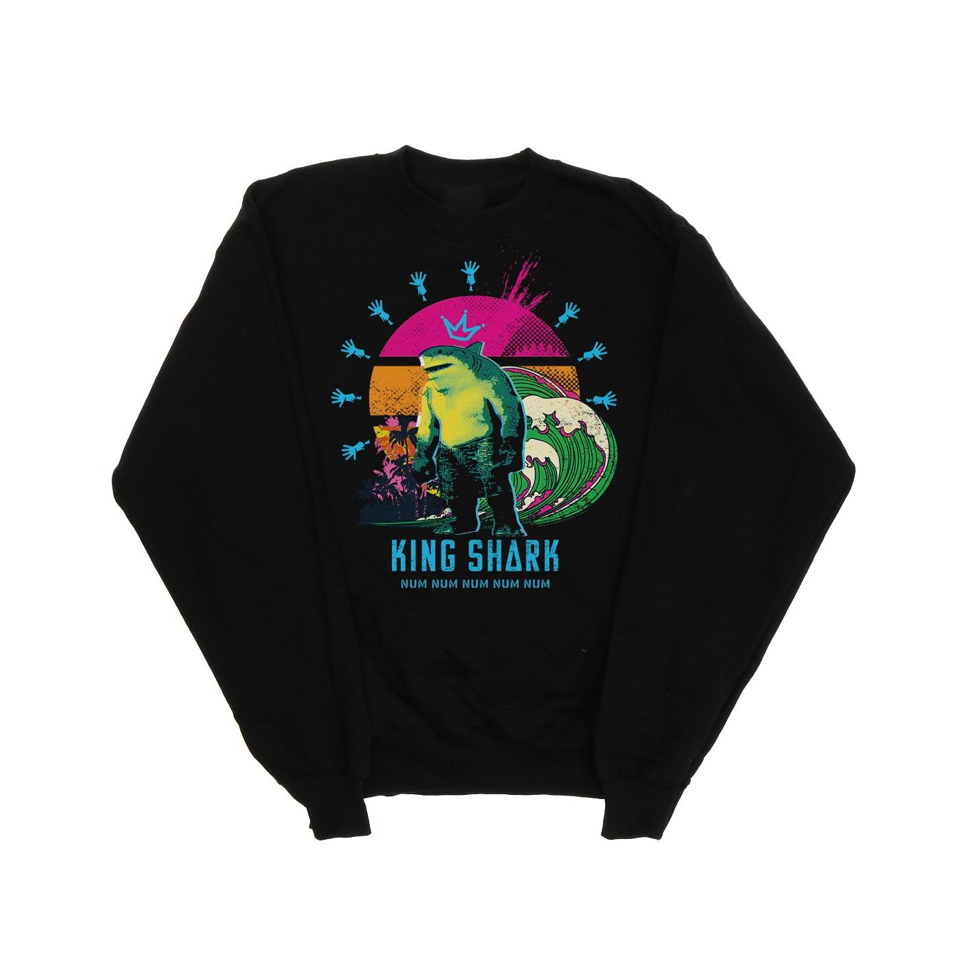 DC Comics Heren the suicide squad king shark sweatshirt