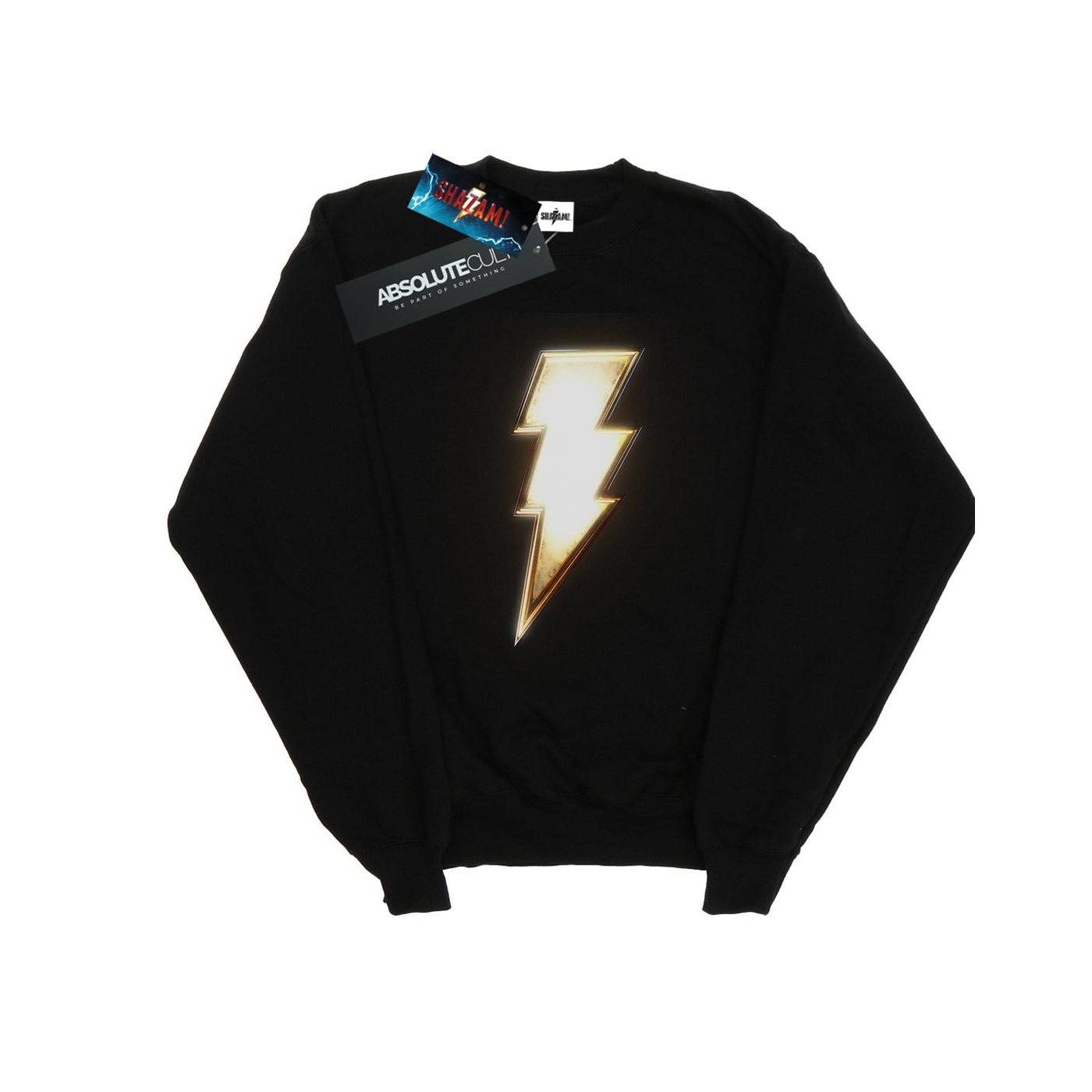 DC Comics Dames shazam bolt logo sweatshirt