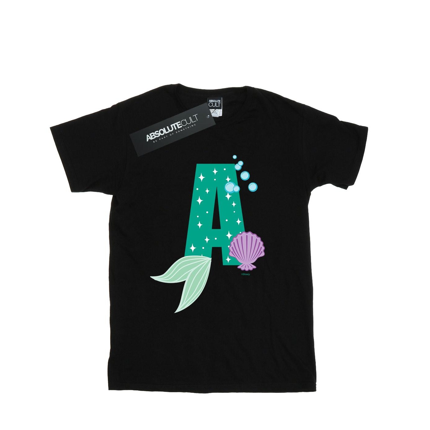 Li-cense Disney dames alfabet a is voor ariel katoenen vriendje t-shirt